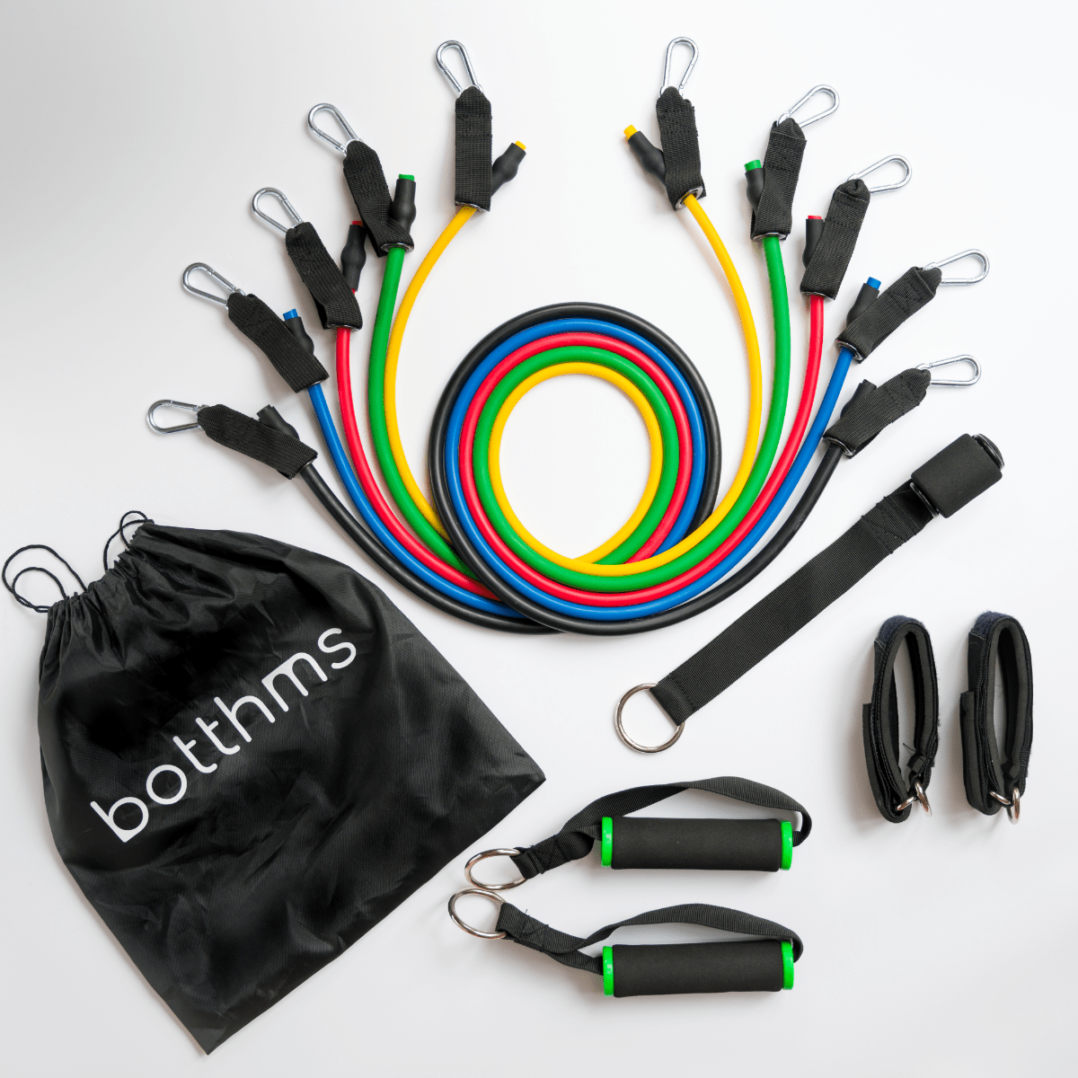 botthms premium gym resistance bands set